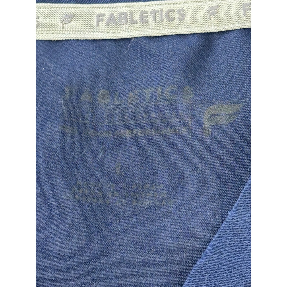 Fabletics Navy Blue Scrub Set V-Neck Top and Jogger Pants Large Tall L/T - Picture 9 of 10